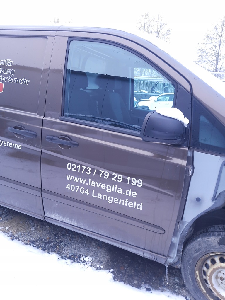 фото №1, Mercedes-benz w639 дверь перед правое полный