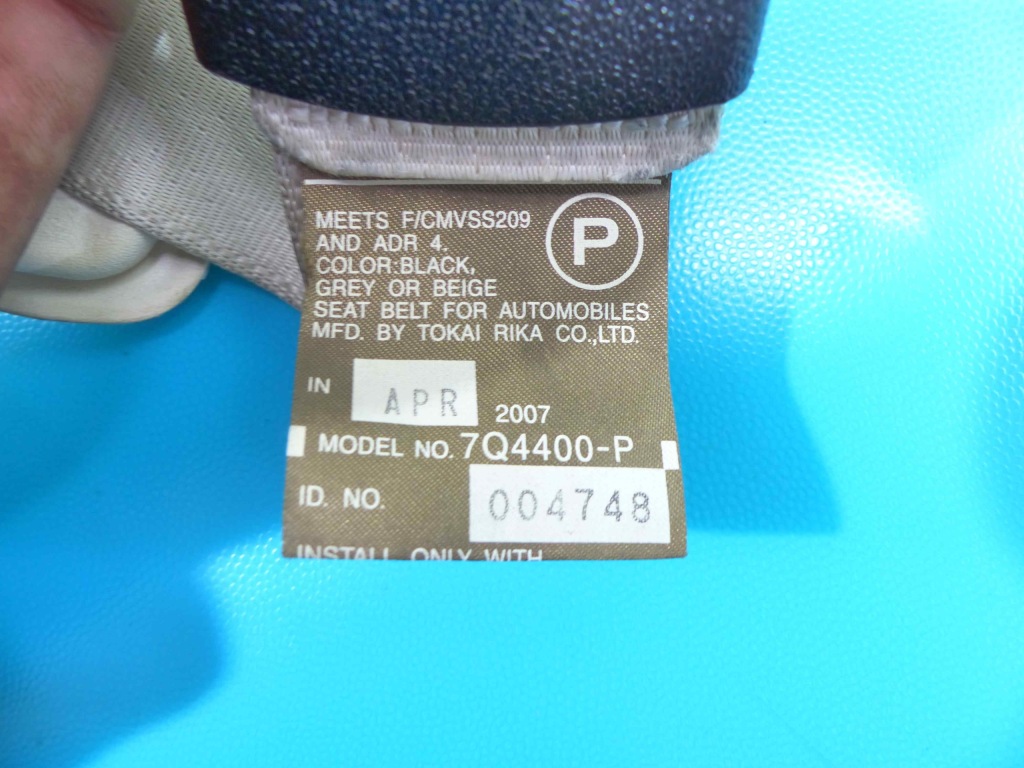 Купити Ремінь лівий перед lexus ls iv ls600h європа