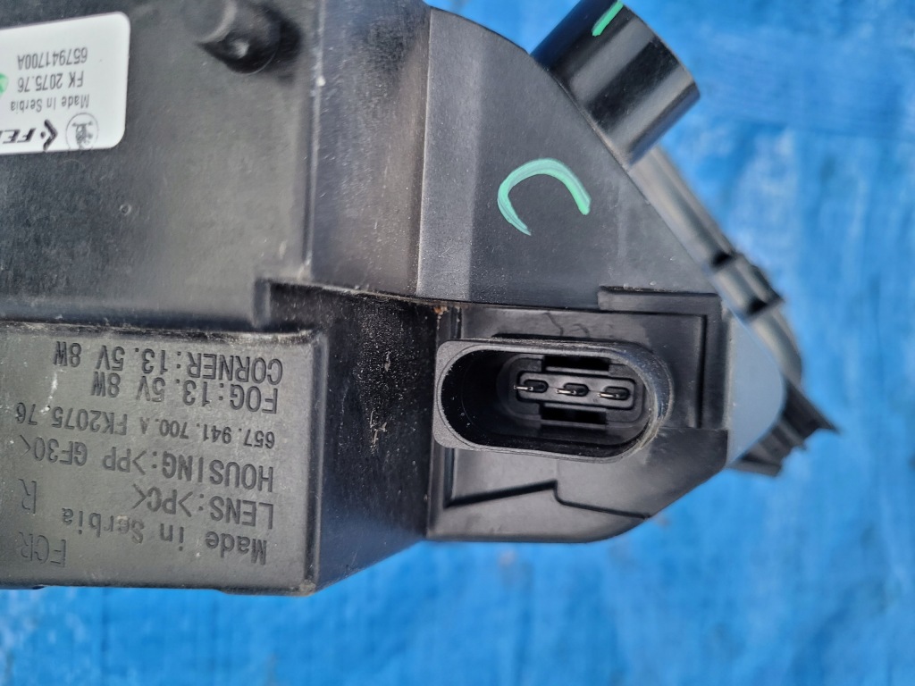 Skoda scala | противотуманная фара правый бампера свет led drl lift 657941700a Киев