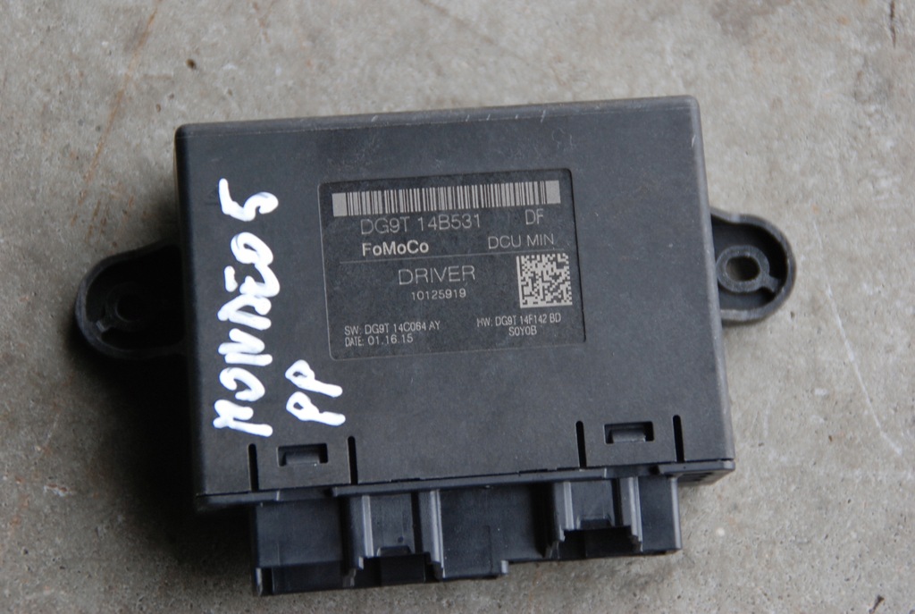 фото №1, Ford mondeo mk5 15r модуль двері dg9t-14b531-df