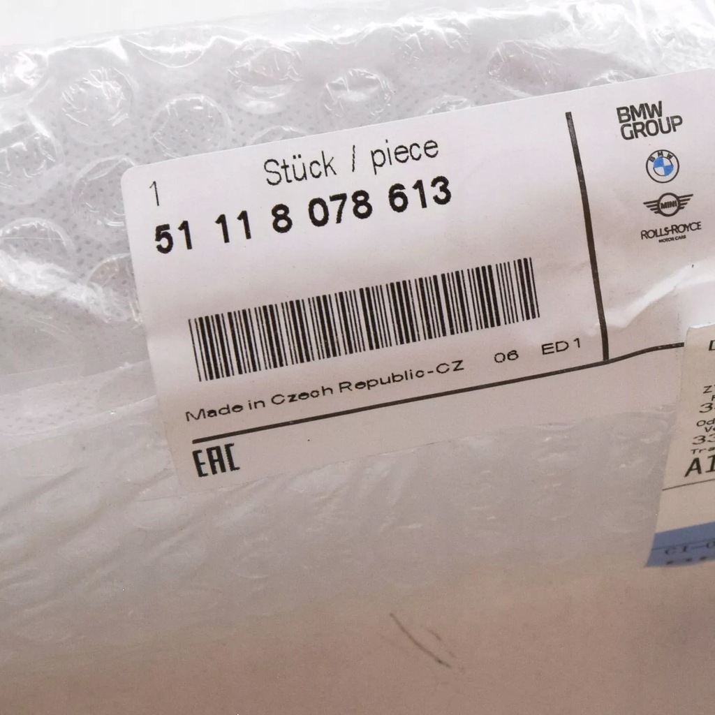 фото №9, Bmw i4 g26 бампер передний m левый решётка радиатора bok молдинг 51118078613