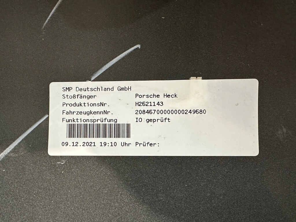 фото №11, Porsche 911 turbo s задній бампер rear бампер