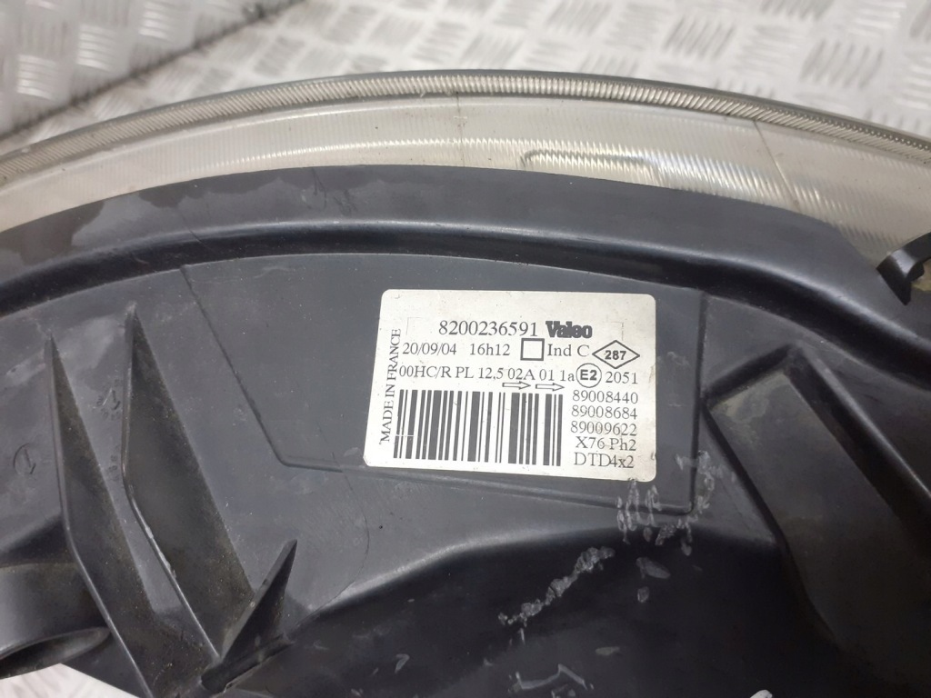 фото №2, Лампа ліва передня renault kangoo i