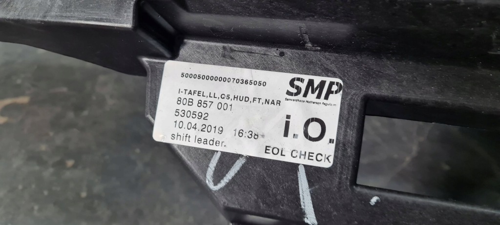 фото №10, Sq5 80a q5 панель  приборная панель приборная head up org 80b857001l