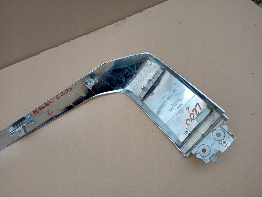 фото №8, Mitsubishi l200 лівий хром бампера перед 2018r