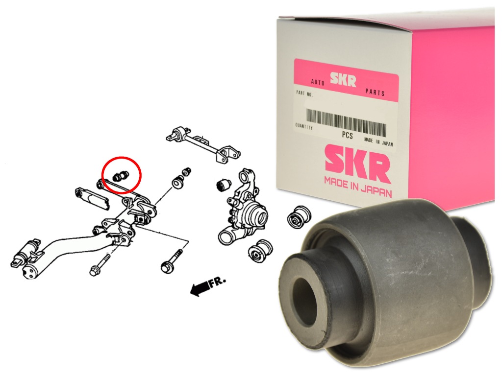 фото №1, Honda civic vii 01-05 втулка рычага задняя задний