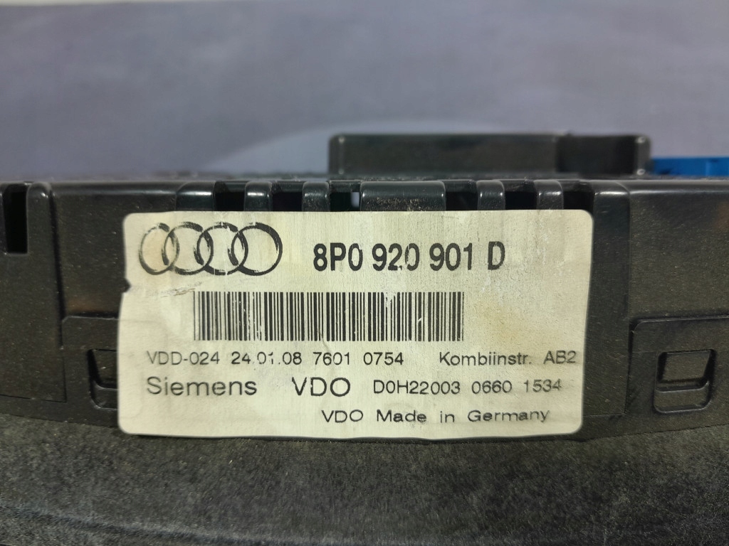 фото №7, Audi a3 8p 2.0 tdi счетчик приборы eu 8p0920901d