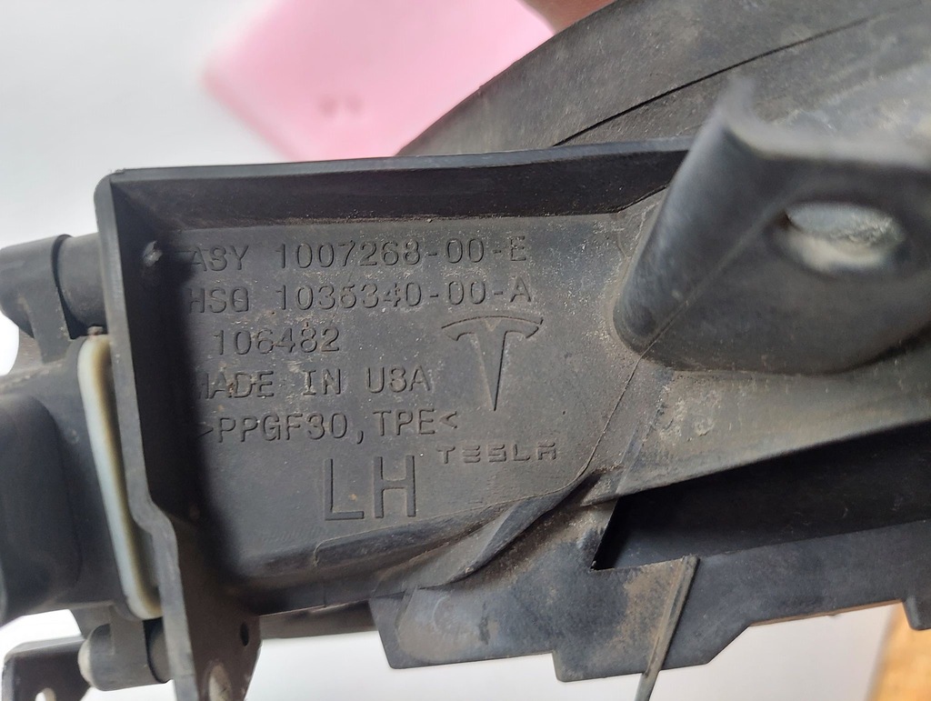 фото №6, Tesla model s решётка жалюзи бампера левая перед