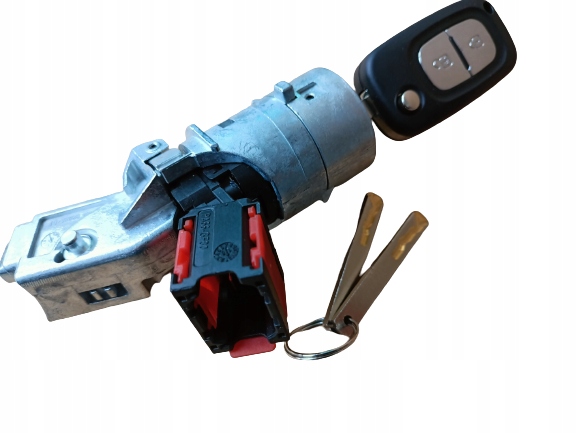 фото №4, Nowa kpl замок запалювання колодка ключ pod pilot 2 кнопки renault clio 3 iii