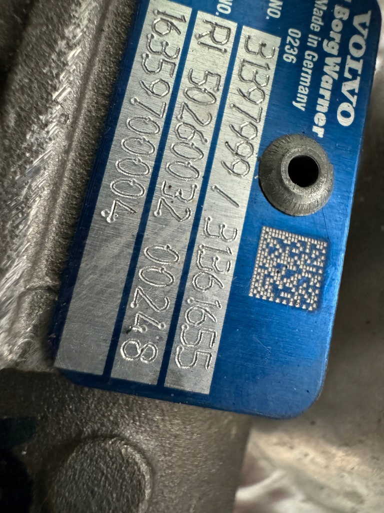 фото №5, Volvo v70 turbosprżarka 31397999 31361654 31361655 31293679 комплект