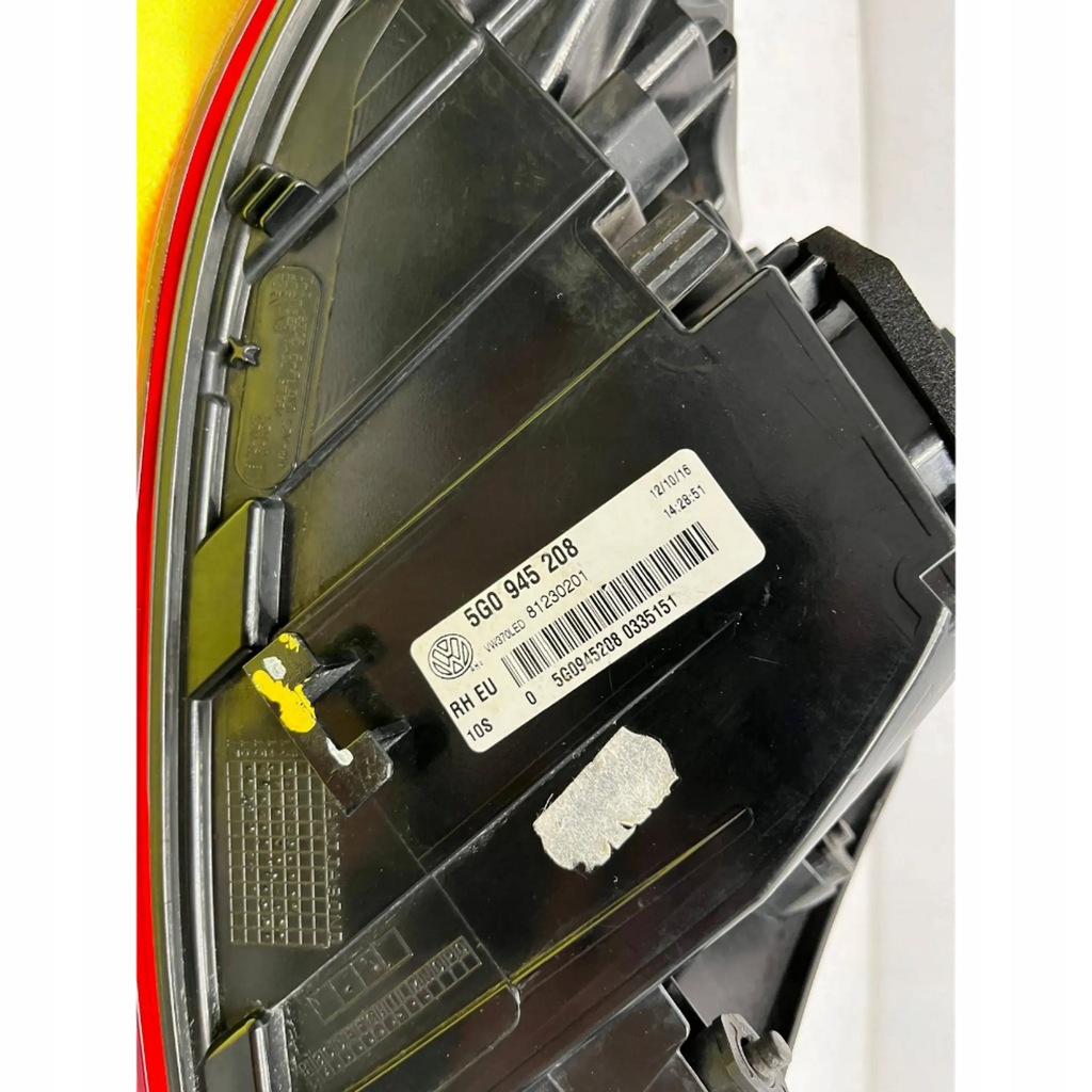 фото №9, Volkswagen vw golf vii лампа правая задняя задняя 5g0945208