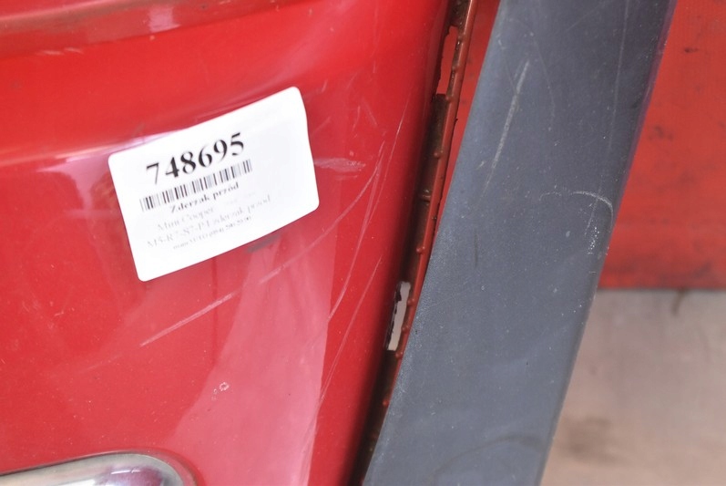 фото №5, Бампер перед передній червоний mini cooper one r50 2 ii 01-08