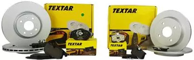 фото №1, Textar тормозные диски+ тормозные колодки p+t renault koleos i 320mm