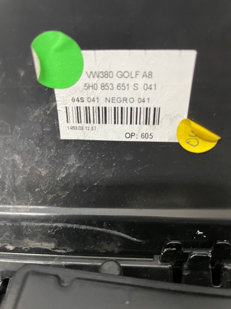 фото №6, Решітка радіатора решітка радіатора led vw golf viii 8 5h0 5h0853651s