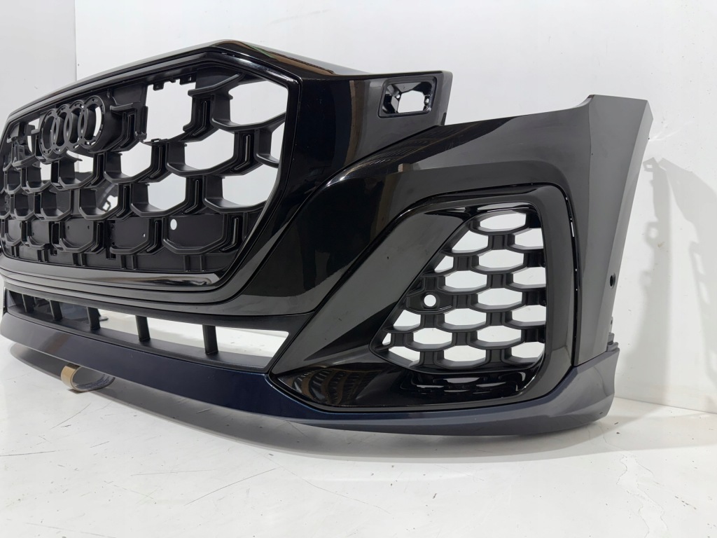 фото №7, Audi q8 4m8 lift s-line бампер передній решітка радіатора решітка радіатора перед оригінал !