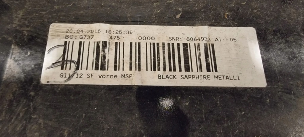 фото №15, Бампер перед bmw 7 g11 g12 m-pakiet