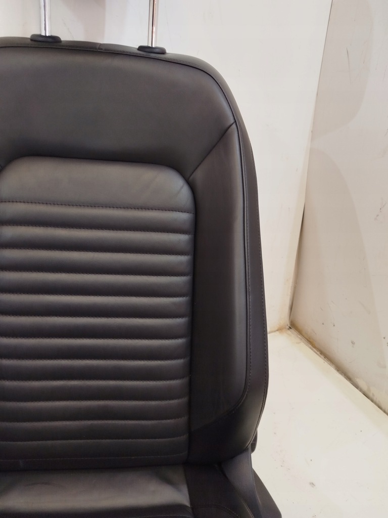 фото №8, Сиденье левый водителя vw passat b8 кожа , комплект , bdb. !