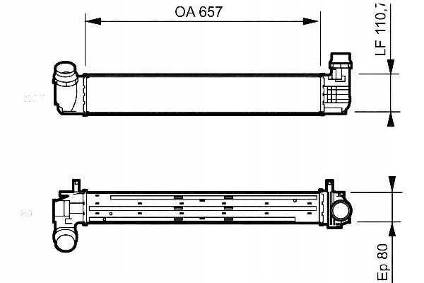 Valeo 818870 радиатор воздуха наддувочный Цена