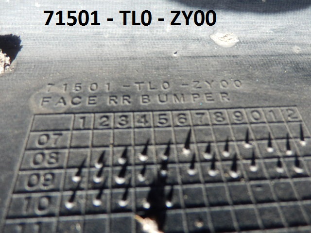 фото №10, Бампер задняя задний honda accord type r type s sport