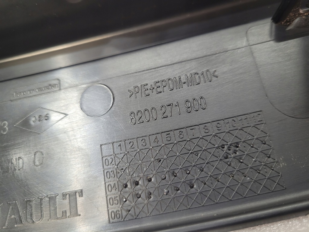 фото №9, Renault оригинальный номер 8200271900 молдинг бампера средняя