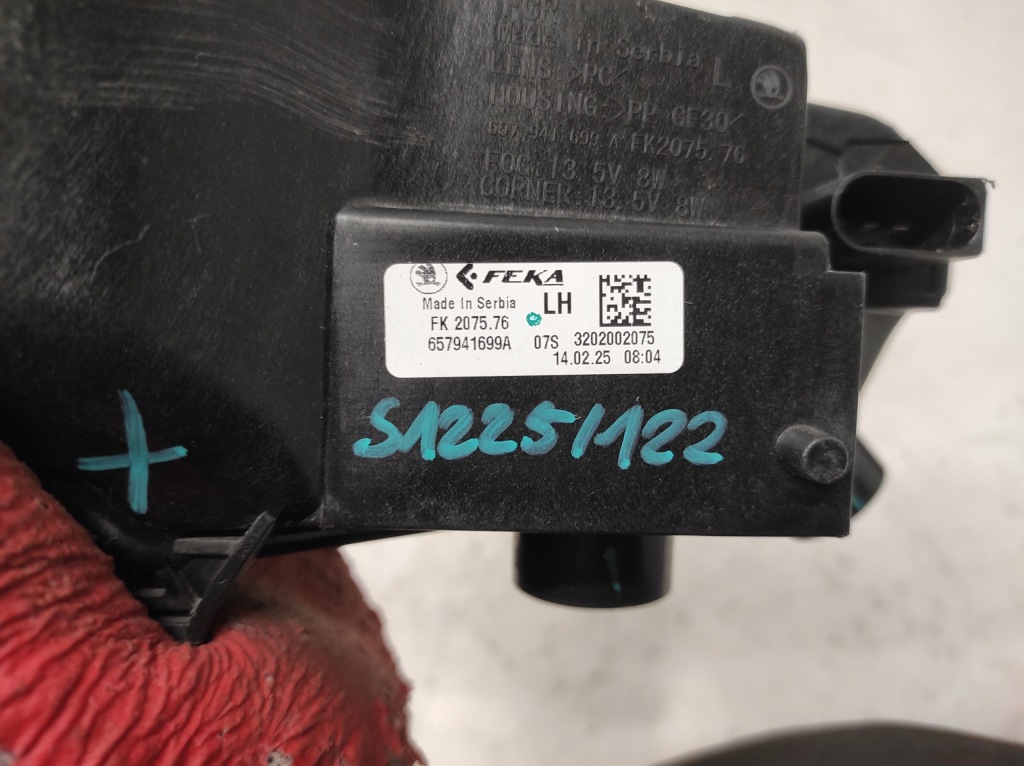 Skoda scala рестайлинг  23- противотуманная фара led drl левый 657941699a Недорого