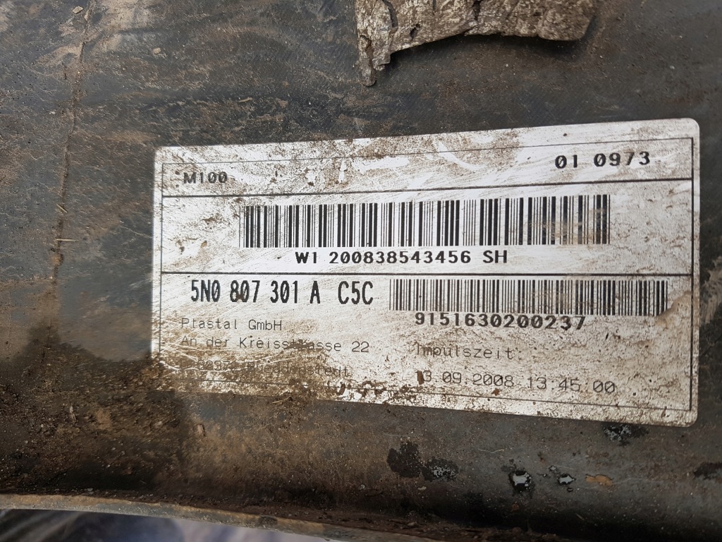 фото №13, Vw tiguan i 5n 06-10r бампер задний задняя lc5c