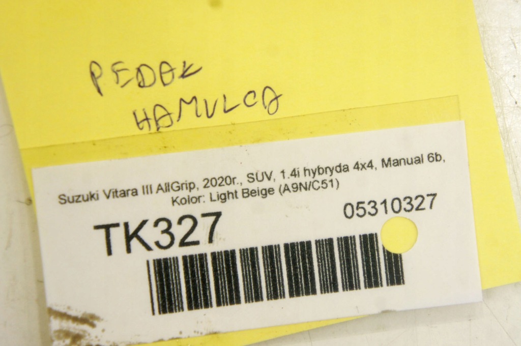 фото №6, Tk327 suzuki vitara iii педаль тормоза