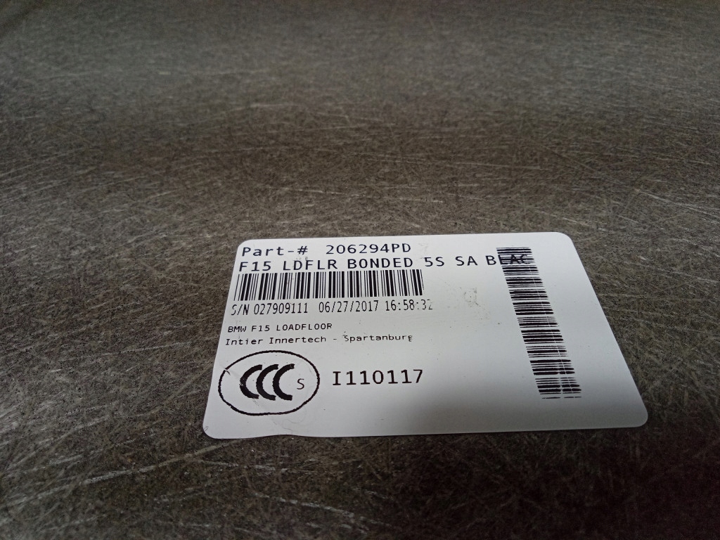 фото №5, Bmw x5 f15 f85 пол обивка багажника czarna