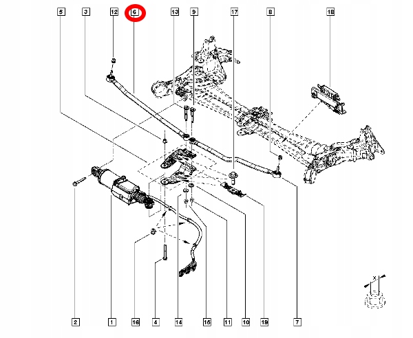 фото №4, Оригінал! тяга reakcyjny задня правий renault espace v talisman 4-керування