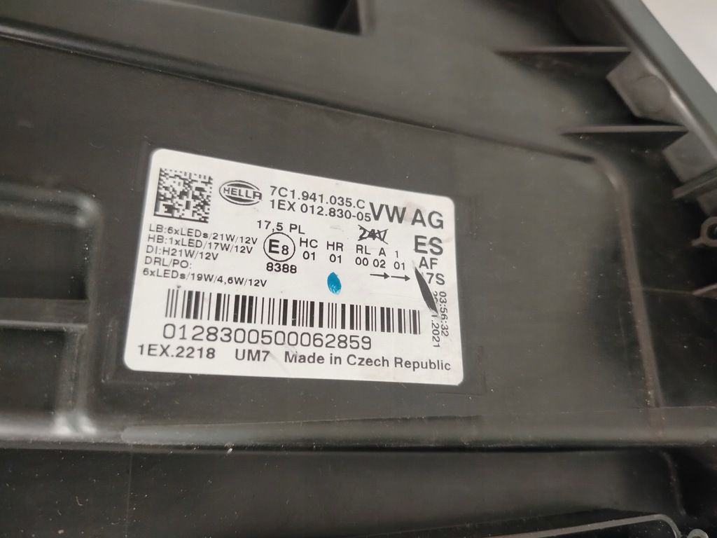 фото №11, Vw crafter ii full led лампа права ліва