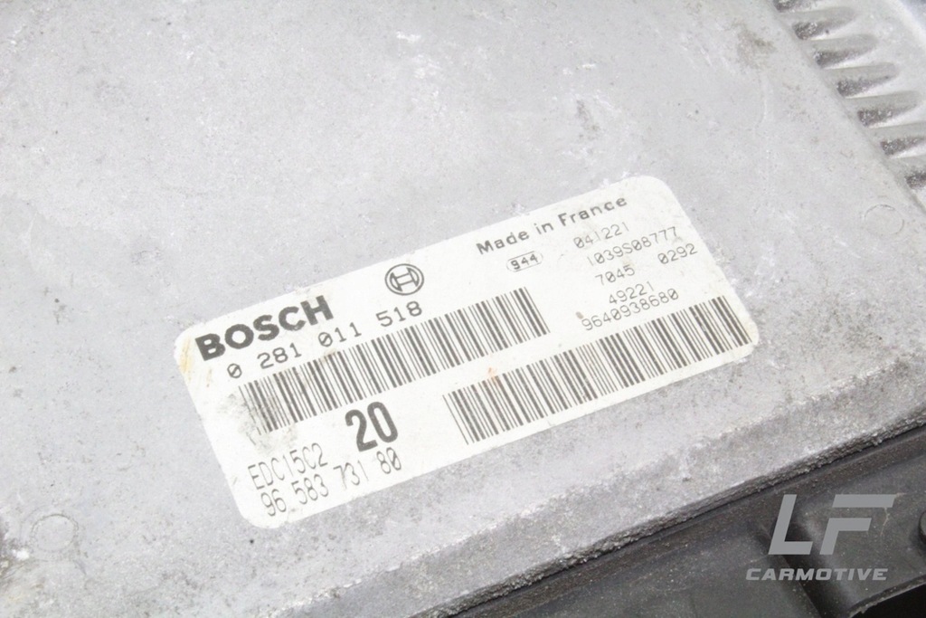 фото №1, Бортовой компьютер двигателя citroën xsara n1 0281011518 2003