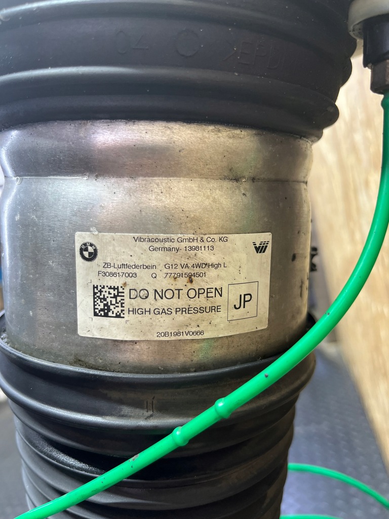 фото №8, Амортизатор пневмоподушка лівий перед bmw g11 g12 n63 xdrive mpakiet 7915945