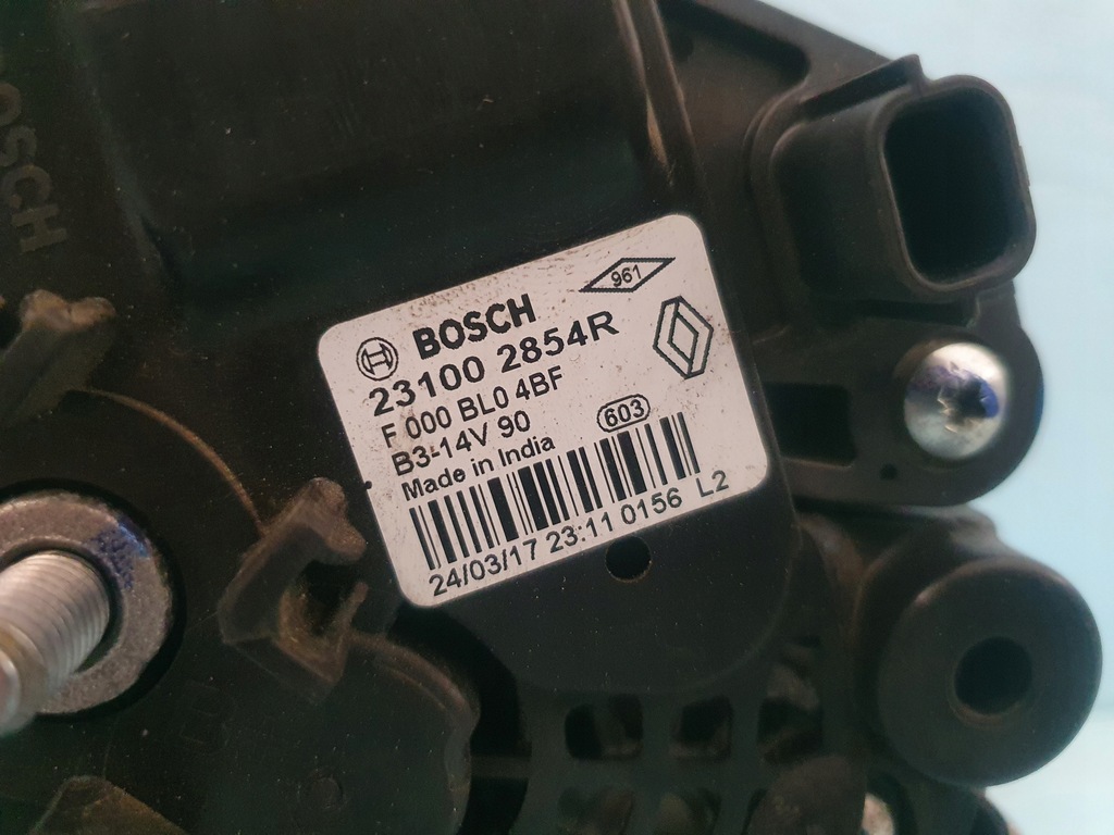 фото №6, Генератор renault captur clio 4 iv 0,9 tce