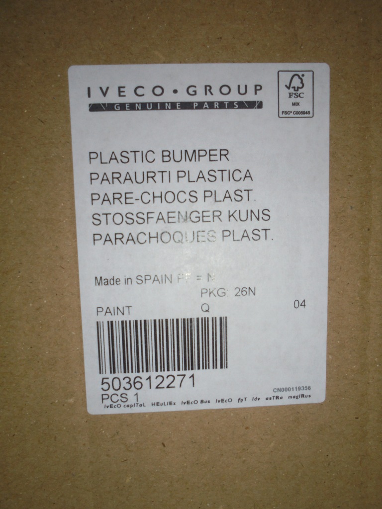 фото №7, Кутик правий бампера iveco s-way 503612271