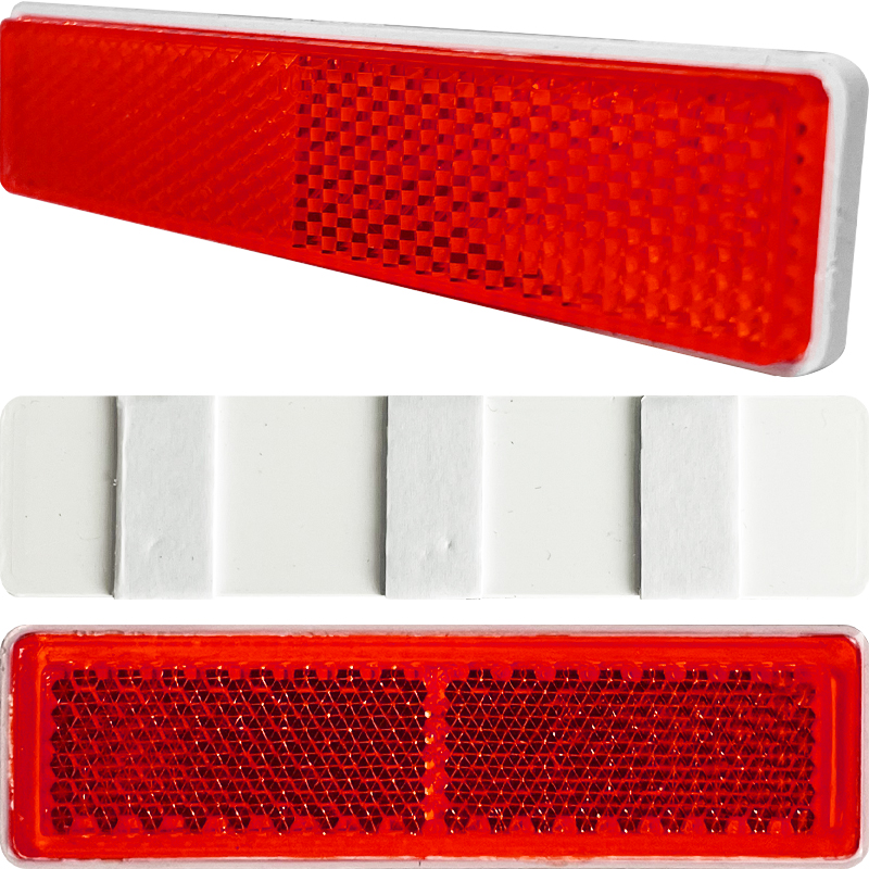 фото №2, Відбивач czerowny задній prostokątny з стрічка samoprzylepną horpol