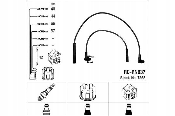 фото №2, Ngk дроти запалювання renault ngk