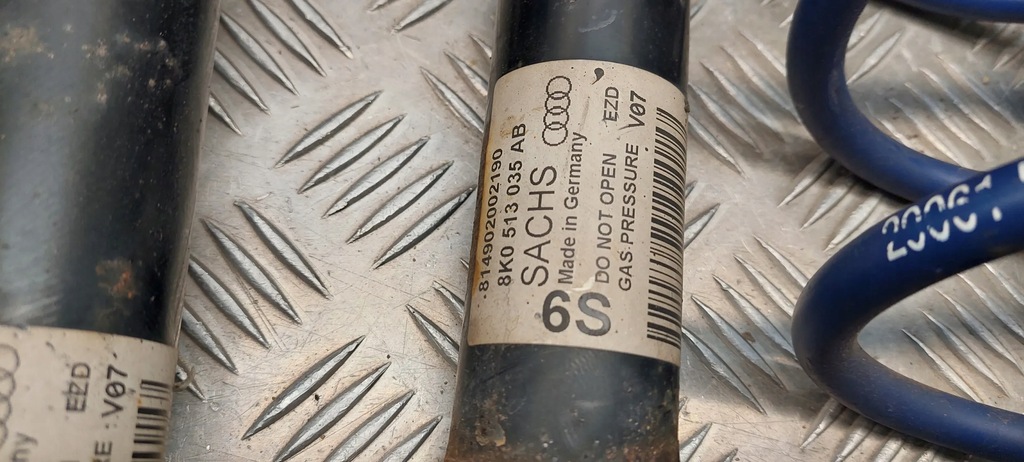 фото №6, Audi s4 b8 8k 2014 амортизатор комплектный coilover