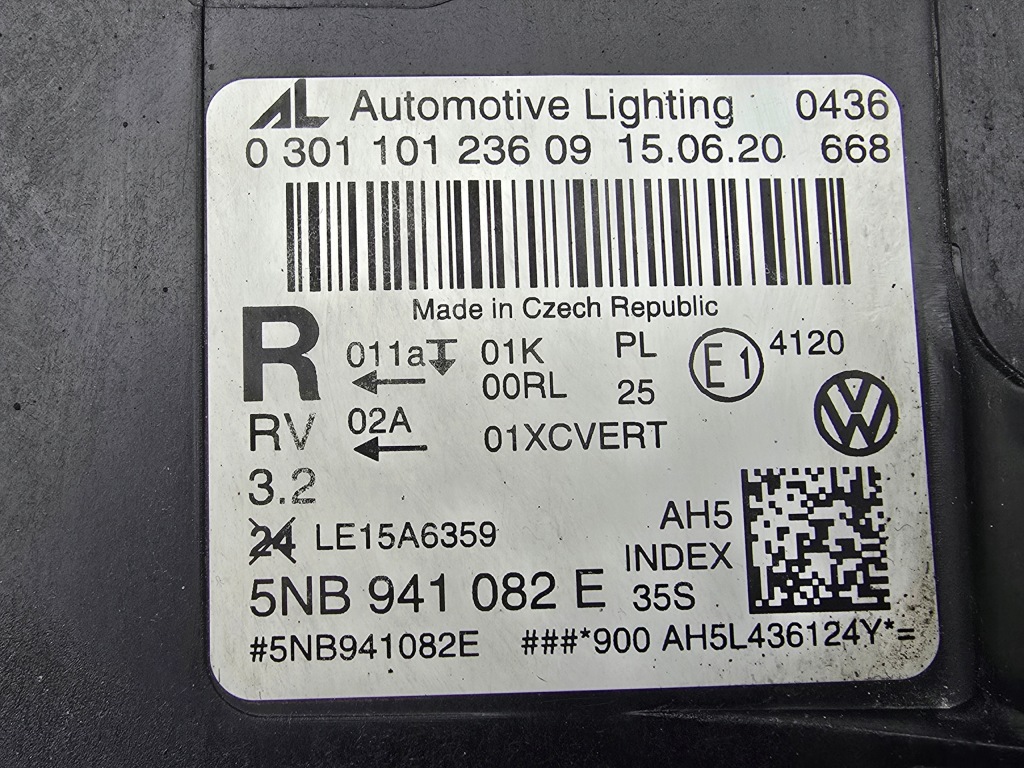 фото №7, Vw tiguan 2 ii 5nb full led лампа передняя