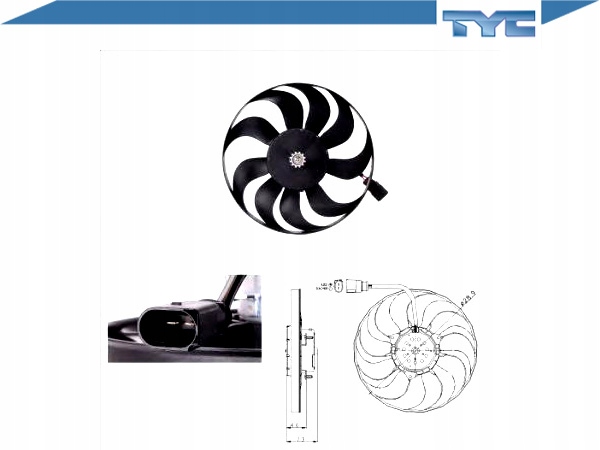 фото №2, Вентилятор радіатора [tyc]