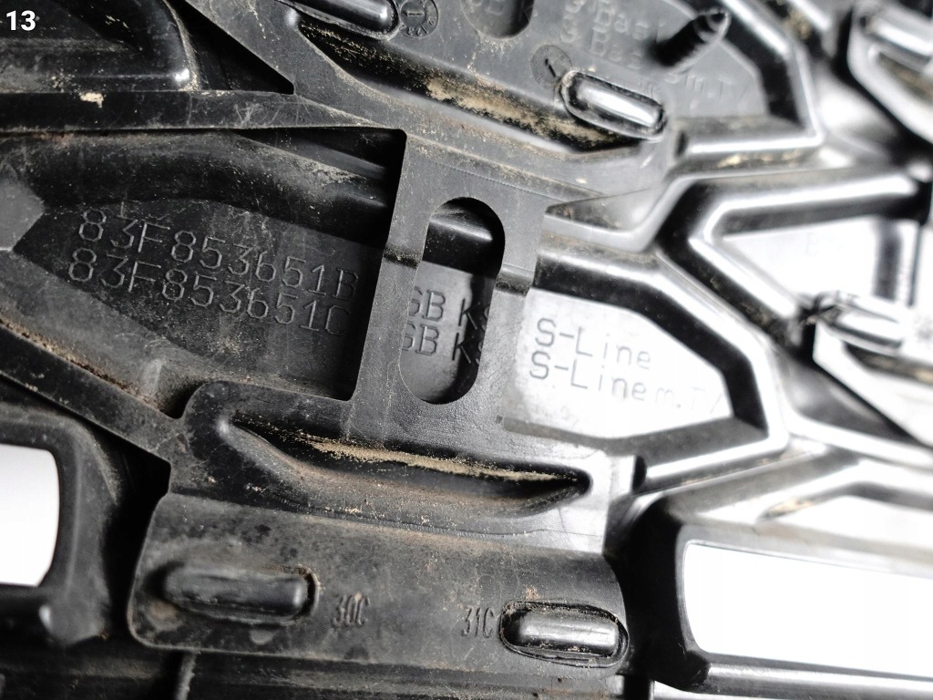 фото №14, Audi q3 ii 2 f3 83f sportback s-line 18- решётка радиатора решётка радиатора w бампер black