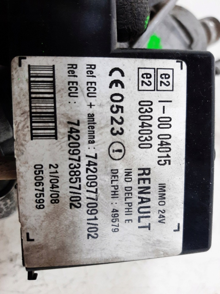 фото №11, Renault premium dxi450 08r колонка замок запалювання ключ + блок керування ecu