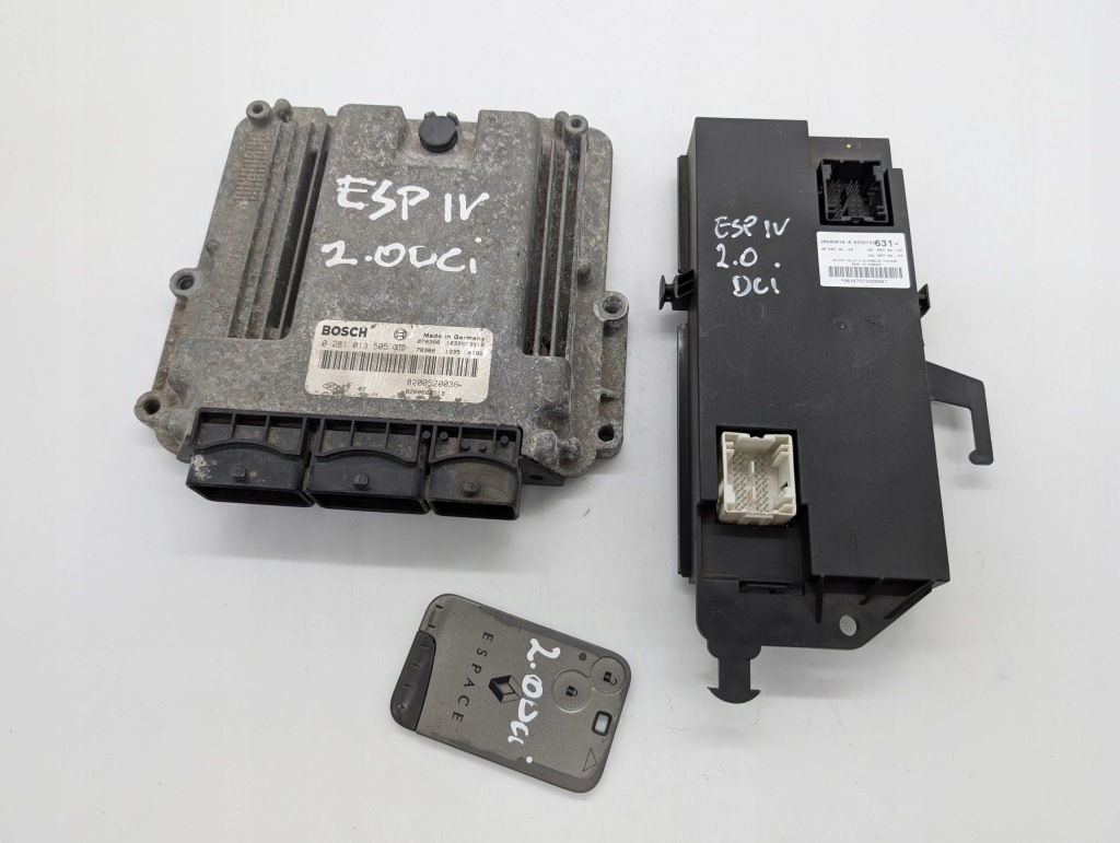Купить Renault espace iv 2.0 dci набор стартовый бортовой компьютер 0281013505