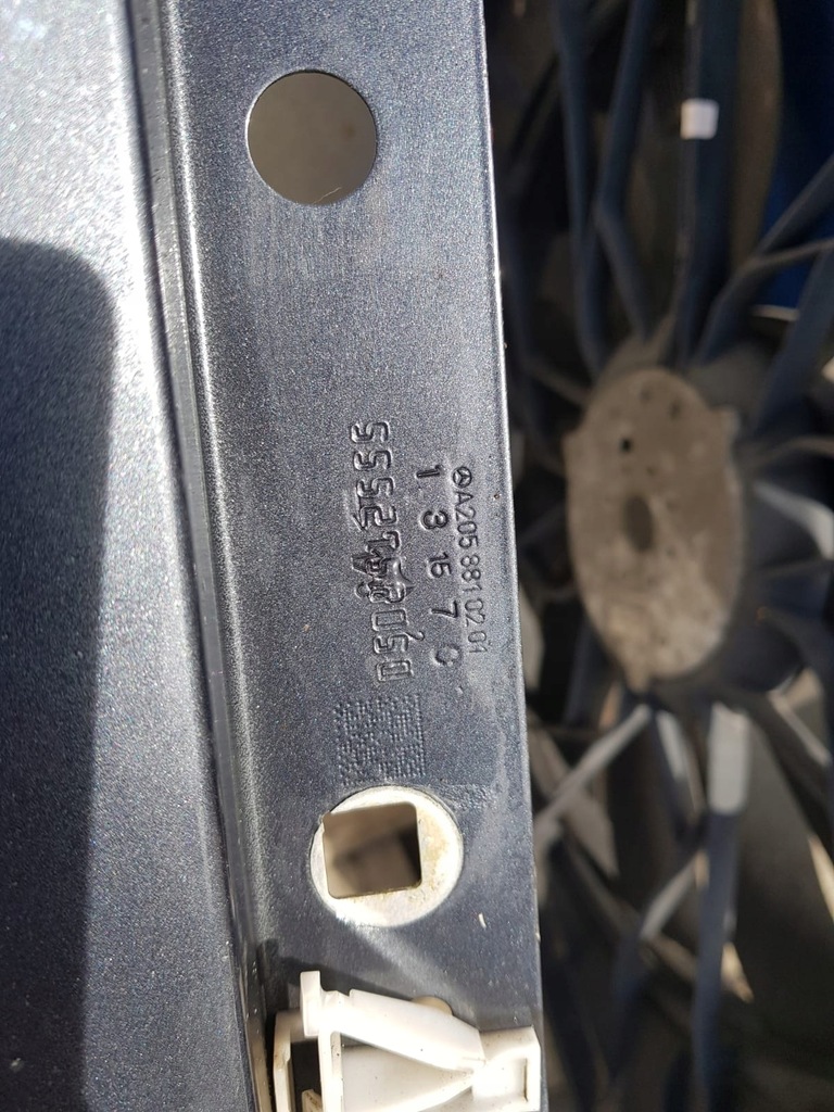 фото №11, Mercedes c w205 205 kompletny перед лампи бампер капот крила