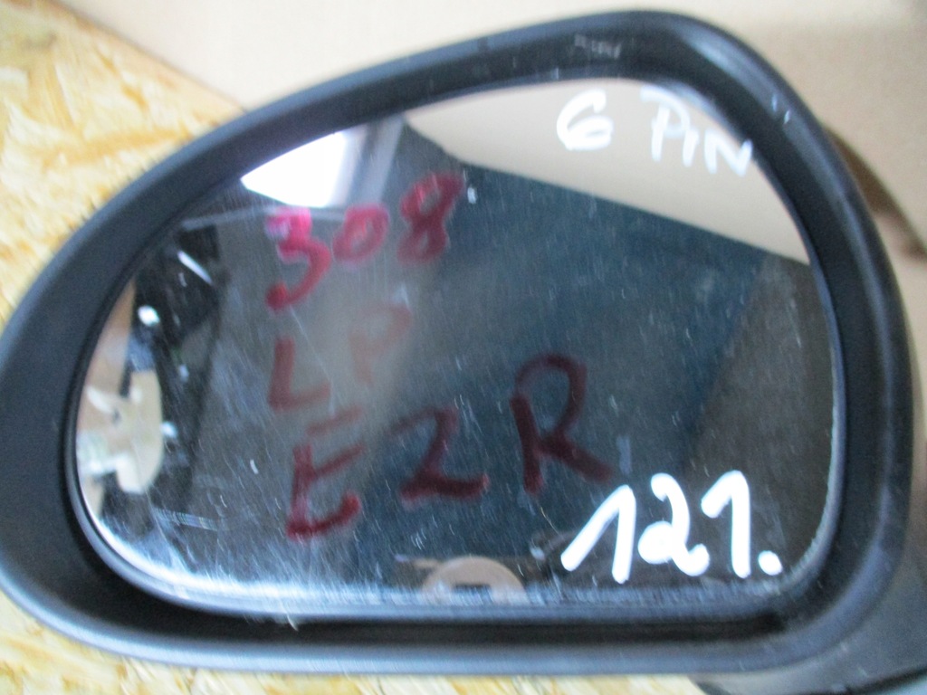 фото №6, Зеркало левая перед передние peugeot 308 t7 6 pin