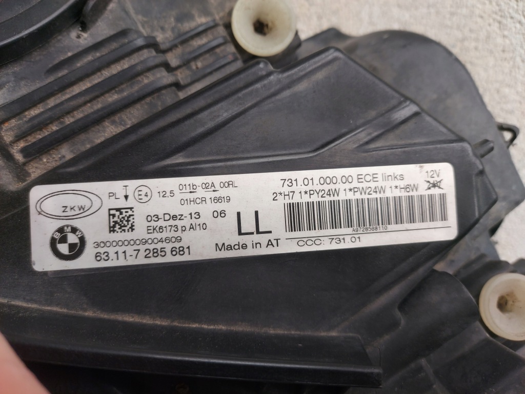 Фара фара bmw f34 обычная h7 правый  левая коплектная  европа Доставка