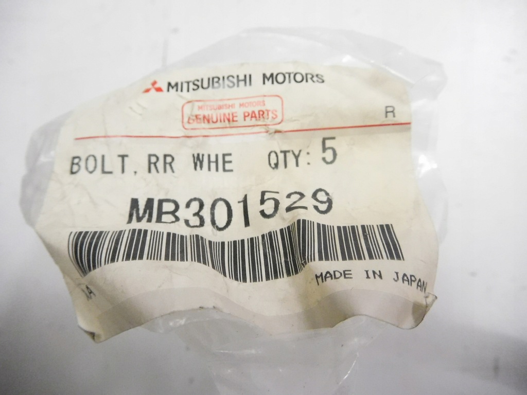 фото №6, Болт ступиця mitsubishi montero sport mb301529