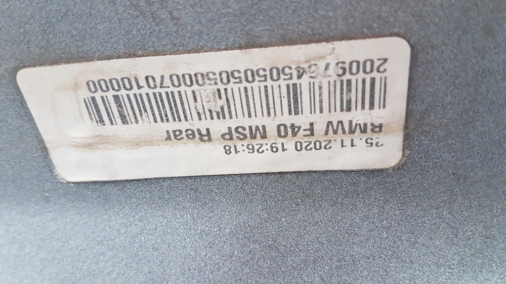 фото №9, Бампер задній bmw seria 1 f40 m-pakiet