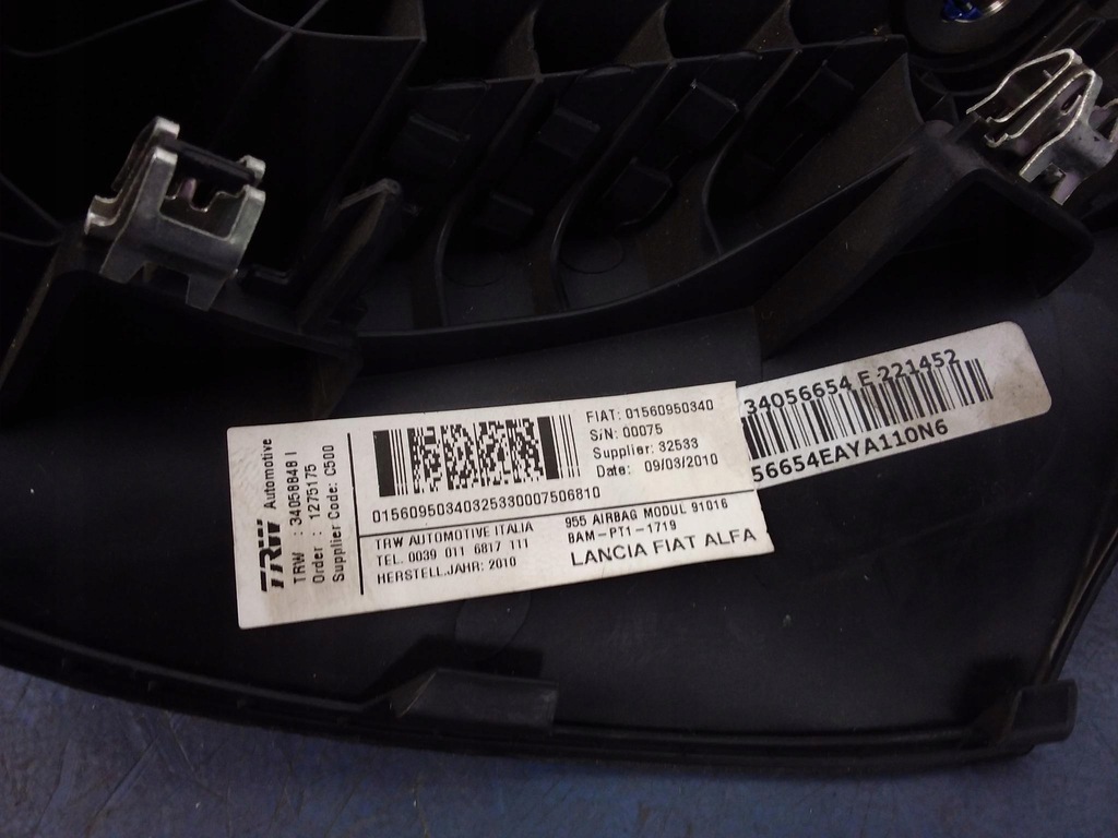 фото №11, Alfa romeo mito приборная панель приборная подушки безопасности ремни