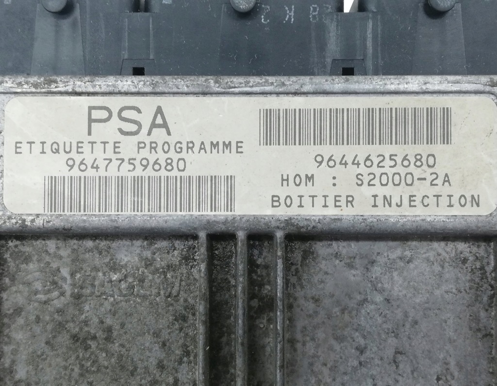 Бортовий комп'ютер двигуна блок керування peugeot 206 1.4 9647759680 9644625680 Недорого