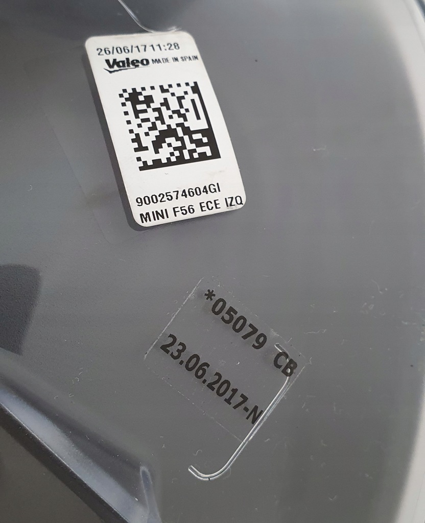 фото №14, Лампа ліва перед звичайна mini cooper f56 2013-